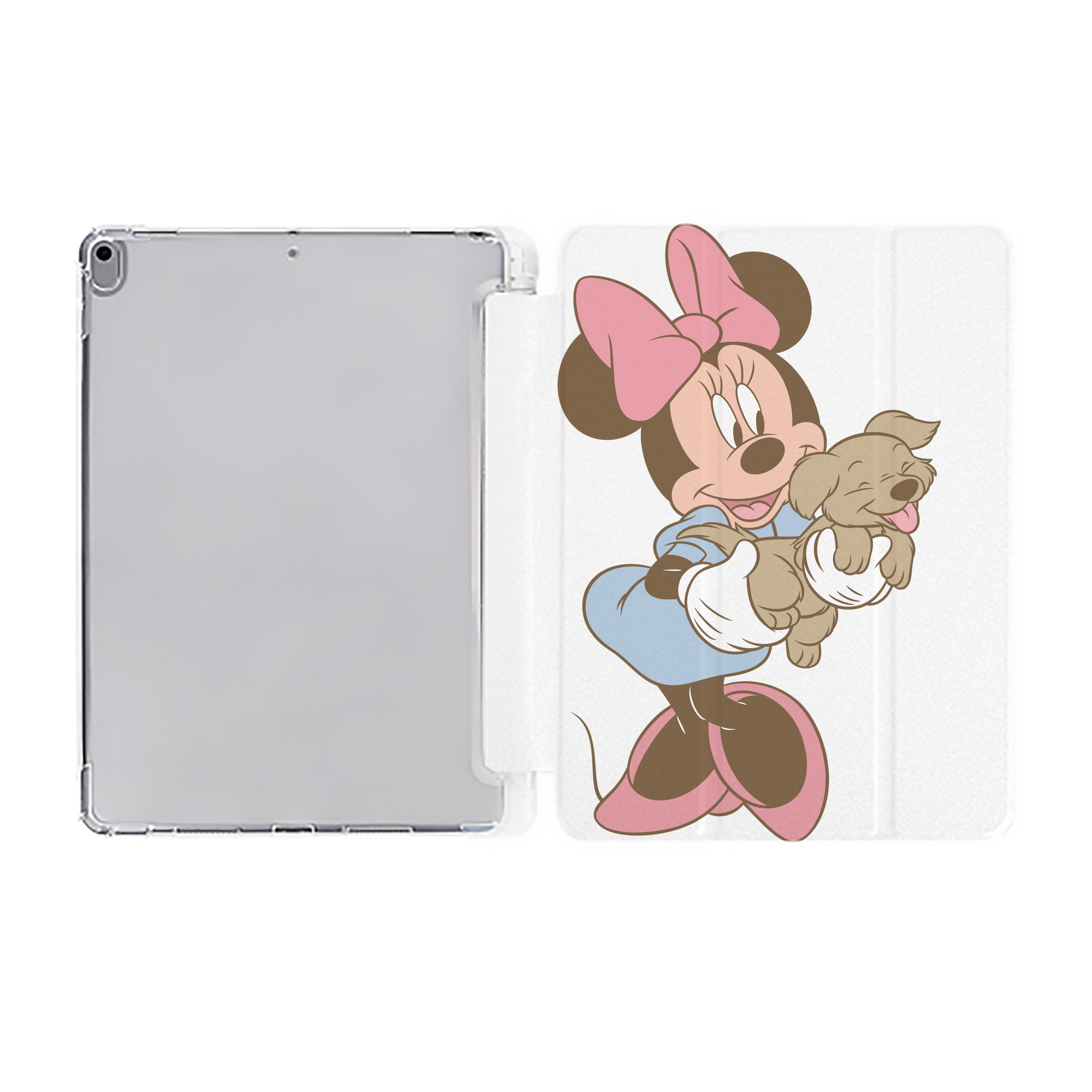 （画像用） ミッキーマウス Mickey Mouse IPad ケース ペン収納付き 三つ折りスタンド PUレザー×シリコン 対応機種9.5/10.5/10.9インチ